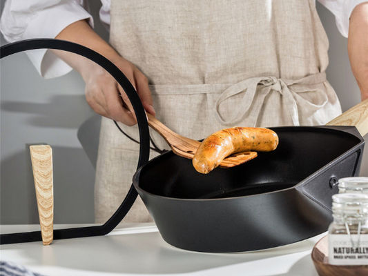 aluminio 10.25Inch que fríe a Pan Oven Safe With Silicone Handle