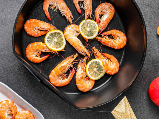 Sartén Pan For High Heat Cooking que fríe de aluminio del arrabio del SGS 10Inch del OEM