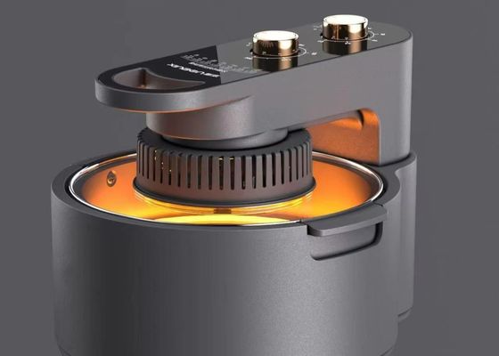 La NUEVA sartén del aire del negro 5L cocina rápidamente los 22*29.5cm