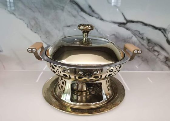 A prueba de calor de madera de acero inoxidable del plato de frotamiento de la manija redonda para el artículo de la astilla