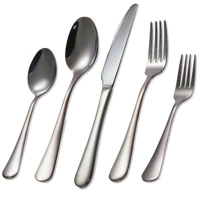 Bifurcación de acero inoxidable del cuchillo 304 y sistema de la cuchara para la cena exquisita