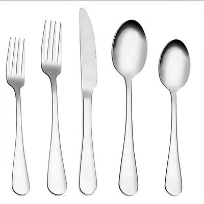 Bifurcación de acero inoxidable del cuchillo 304 y sistema de la cuchara para la cena exquisita