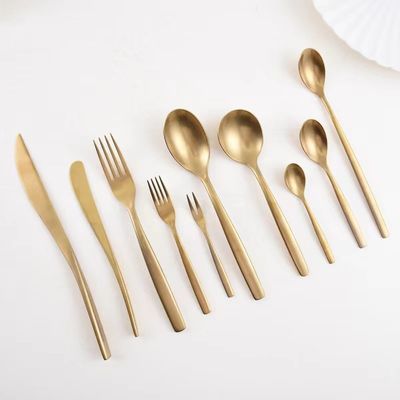 Bifurcación de acero inoxidable del cuchillo del artículo 304 y sistema de la cuchara para el uso del restaurante