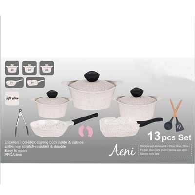 Conjunto de olla de cocina directa de la fábrica, cacerolas y sartenes de cocina, cocinas