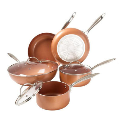 Conjunto de utensilios de cocina de alta calidad de aluminio fundido de 11 piezas