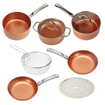 Conjunto de utensilios de cocina de alta calidad de aluminio fundido de 11 piezas