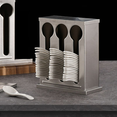 Dispositivos de cocina Desagüe de almacenamiento de acero inoxidable para cuchillo de cuchara