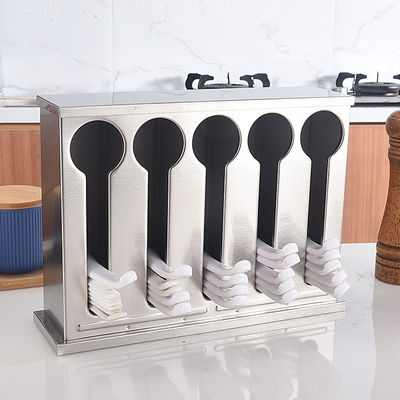 Dispositivos de cocina Desagüe de almacenamiento de acero inoxidable para cuchillo de cuchara