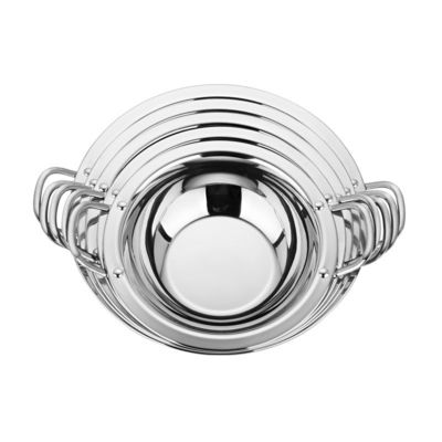 Grado alimenticio 18-32 cm cacerola de acero inoxidable con fondo plano