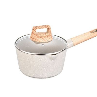 Conjunto de 10 piezas de olla de aluminio antiadherente de piedra médica