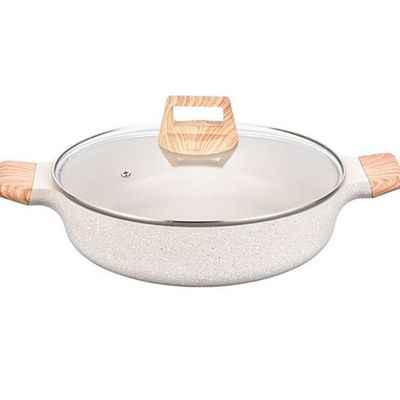 Conjunto de 10 piezas de olla de aluminio antiadherente de piedra médica