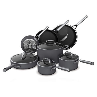 OEM Cacerola y sartén de acero inoxidable 12 piezas