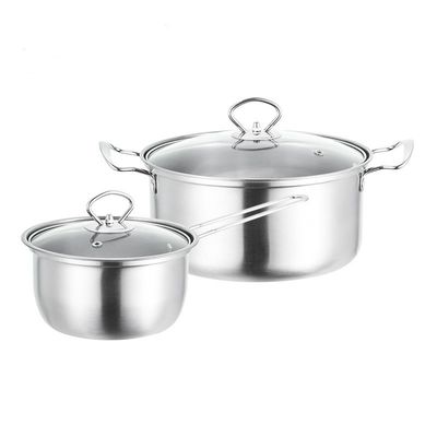 Pot de acero inoxidable de grado alimenticio 15 piezas con accesorios