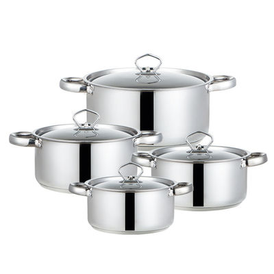 Pot de acero inoxidable de grado alimenticio 15 piezas con accesorios