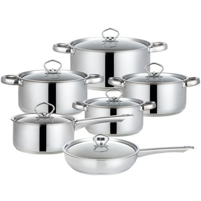 Pot de acero inoxidable de grado alimenticio 15 piezas con accesorios