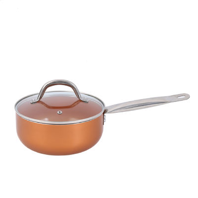Cuadro de utensilios de cocina de aluminio naranja con agarre de silicona