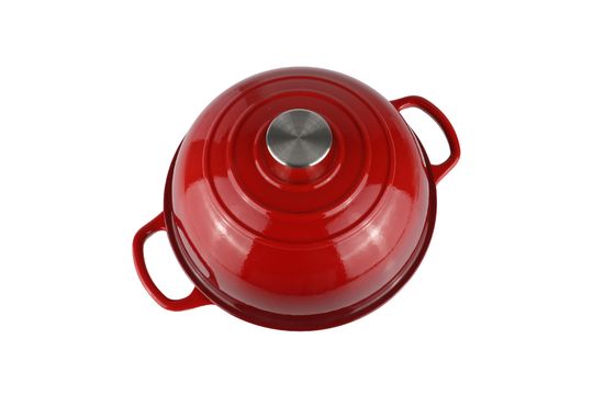 COOKNEXA 6QT Horno holandés de hierro fundido esmaltado de 10 pulgadas, perfecto para hornear masa agria, guisos y cocción lenta
