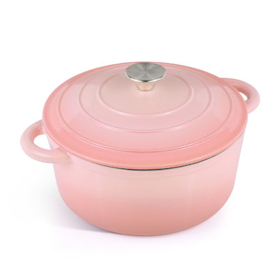 5.5Qt de hierro fundido Dutch Oven esmalteado - Perfecto para hornear pan y masa agria, seguro para horno
