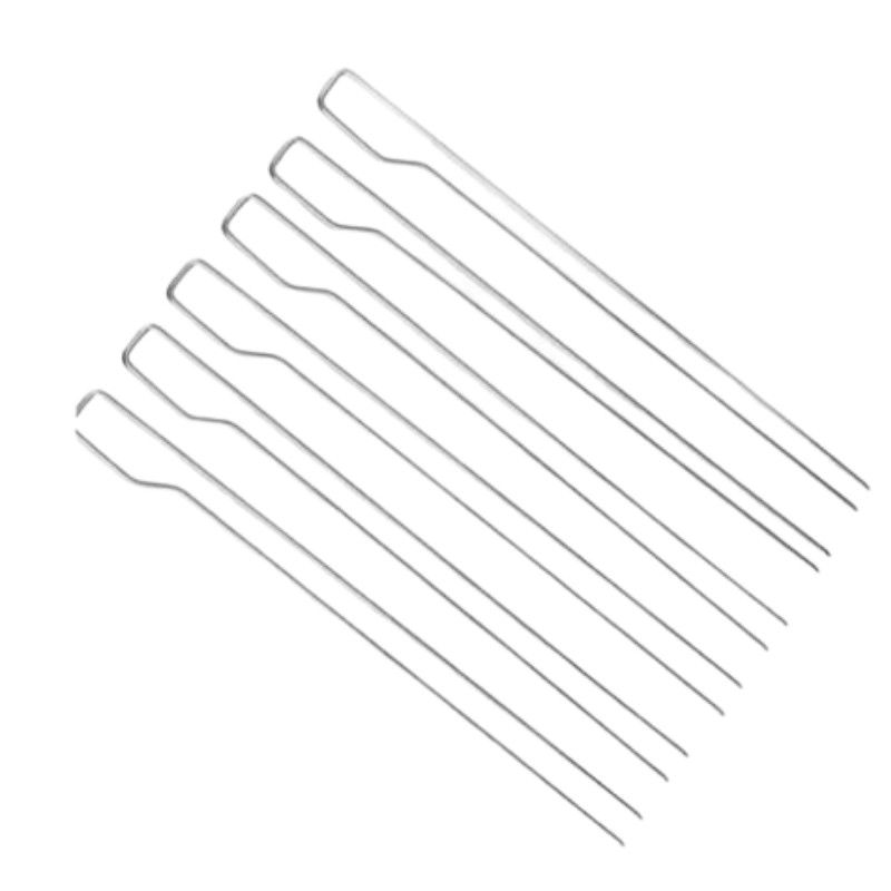 29,2 de los X el Cookware que acampaba 2.8CM fijó la bifurcación del kebab de la carne de la parrilla de la aguja de la BARBACOA 6Pcs