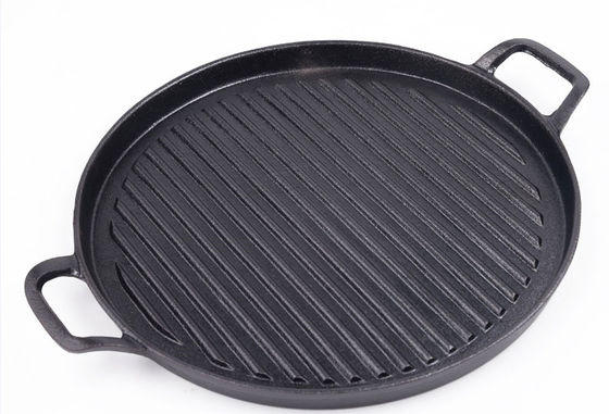La BARBACOA pre sazonó la plancha Pan With Superior Heat Retention del arrabio