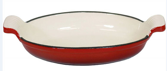Arrabio durable que fríe a Pan Enameled Cast Iron Pan BSCI ISO9006
