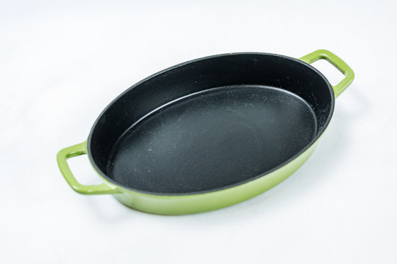 Arrabio del ODM del OEM que fríe el SGS de la cacerola de Pan Easy Lifting Oval Roasting