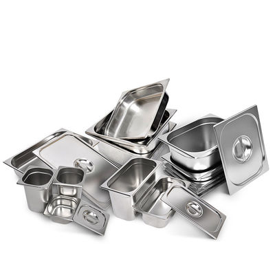 El Cookware de acero inoxidable de la categoría alimenticia fija 6 multiusos en cacerola del hotel
